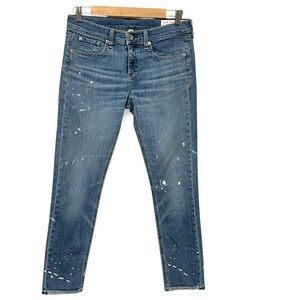 Rag & Bone Distressed Ankle Jeans Size 26